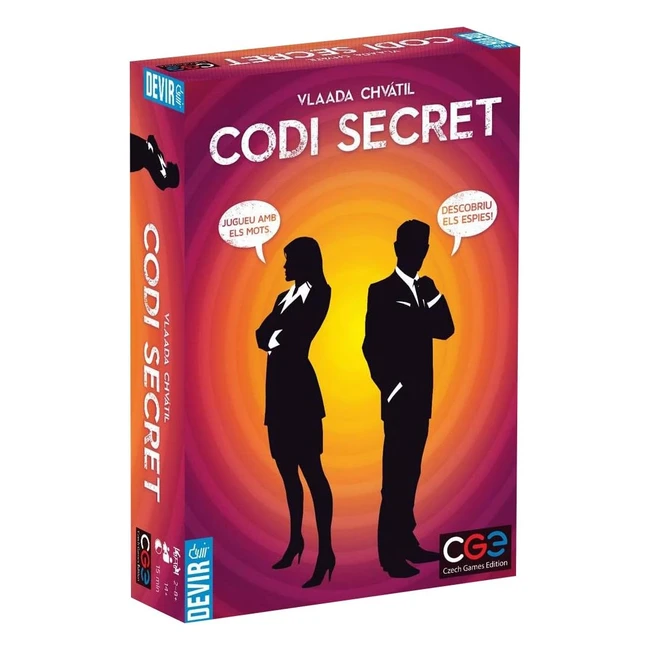 Juego de Mesa Devir Codi Secret - Ideal para Fiestas y Amigos - Ref BGCosecat