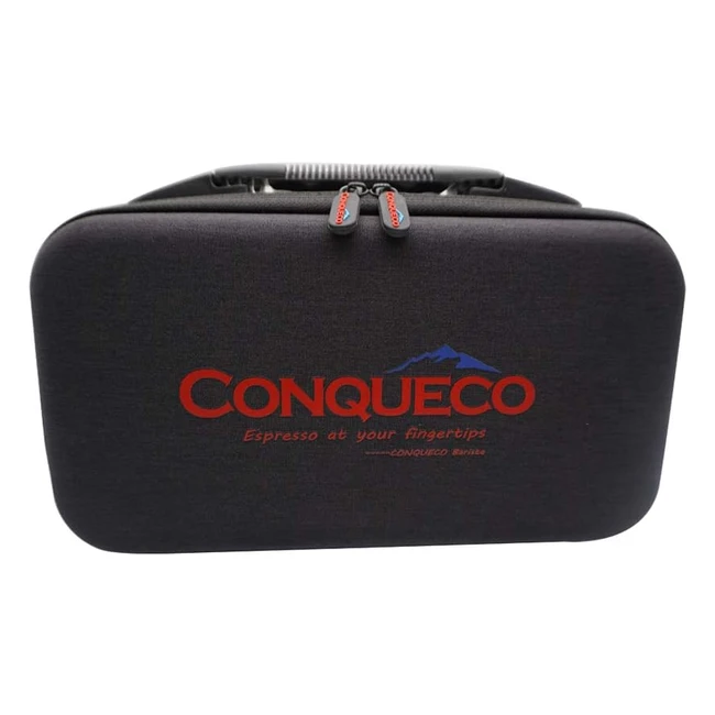 Bolsa Portátil para Cafetera Conqueco - Negro - Capacidad 800ml - Botones