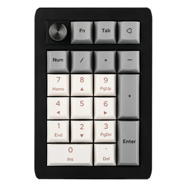 Epomaker EK21 Gasket Numpad 3 Modes Hot Swappable Mechanical Numeric Keypad with