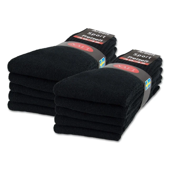 Sportsocken 10 20 30 Paar Tennissocken Arbeitssocken Unisex Socken in 5 Farben Größen 35-50