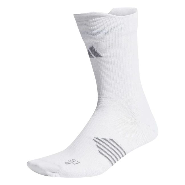 adidas Unisex Running X Supernova Crew Socks - White/Grey - #658