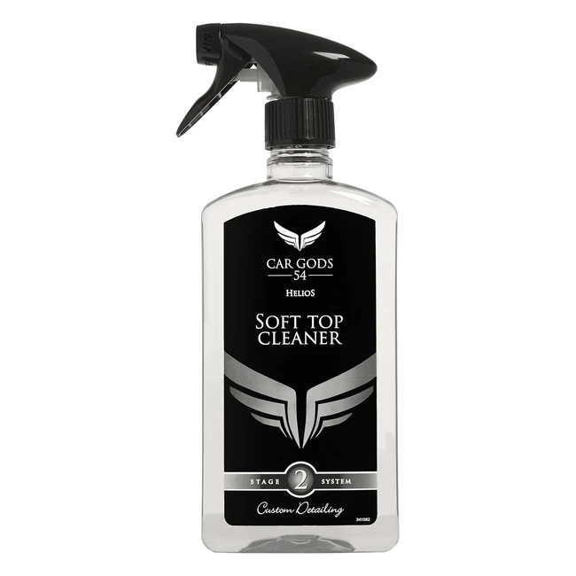 Car Gods Helios Soft Top Cleaner 500ml - Cleans, Repels Dirt & Water, pH Neutral