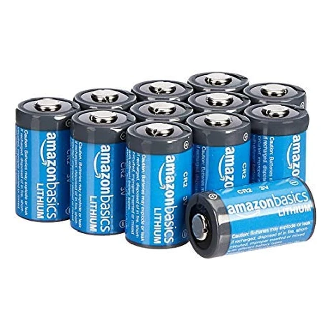 Amazon Basics CR2 Lithium Batterien 3V 12er Pack - 800mAh Kapazität