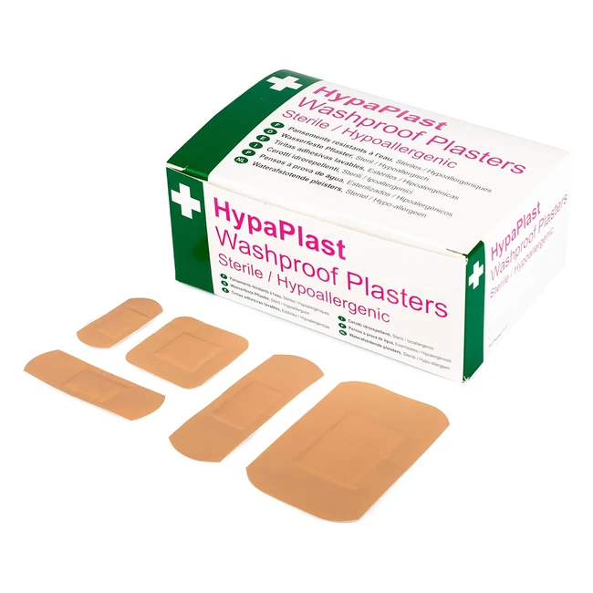 Safety First Aid Group Hypaplast Pink Washproof Plasters - Pack of 100