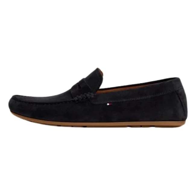 Tommy Hilfiger Men Loafers Suede - Classic Style, Comfortable Fit, Free UK Shipping
