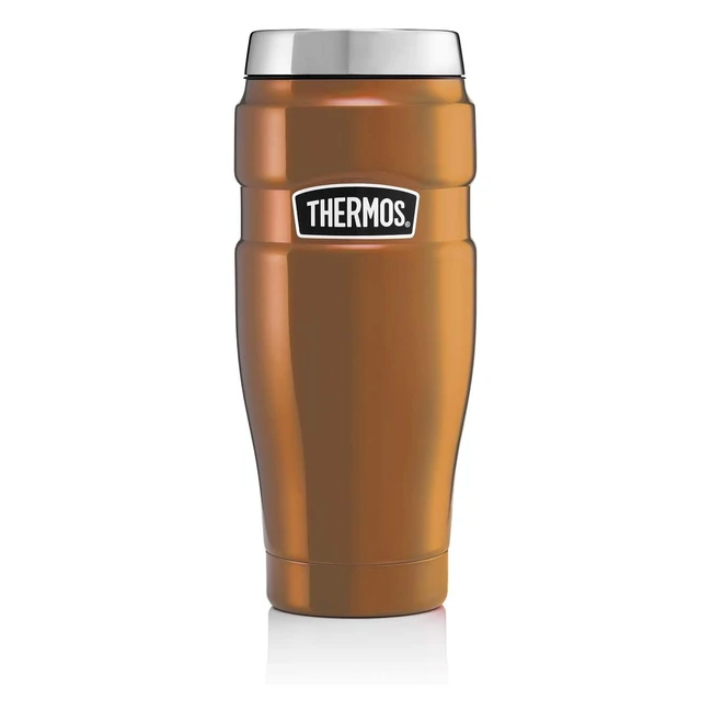 Thermos 170271 Stainless King Travel Tumbler - Keeps Hot for 7 Hours, Cold for 18 Hours