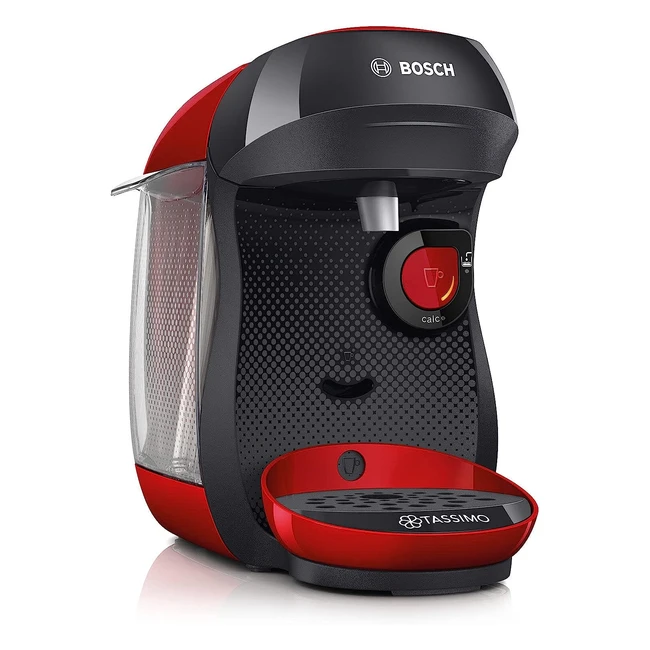 Bosch Tassimo Happy TAS1003 - Machine à café capsules multi boissons - Technologie Intellibrew - 1400W - Rouge
