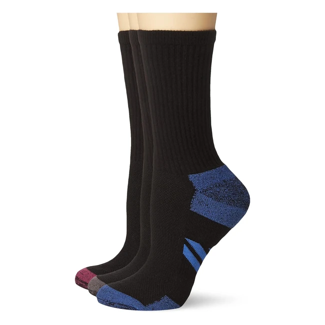 Amazon Essentials Women's Performance Cotton Cushioned Athletic Crew Socks 6 Pairs - Comfort & Style Guaranteed