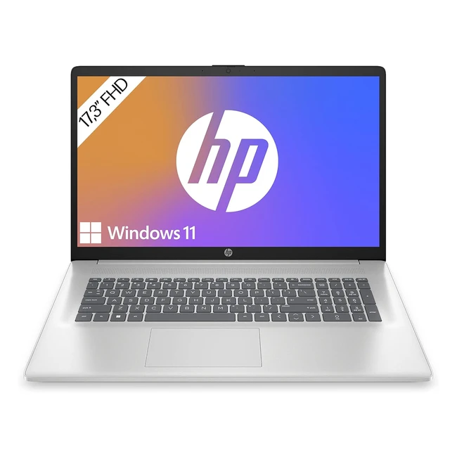 HP Laptop 173 Zoll FHD Display Intel Core i3N305 8GB DDR4 RAM 512GB SSD Intel UHD Graphics Windows 11 QWERTZ Silver