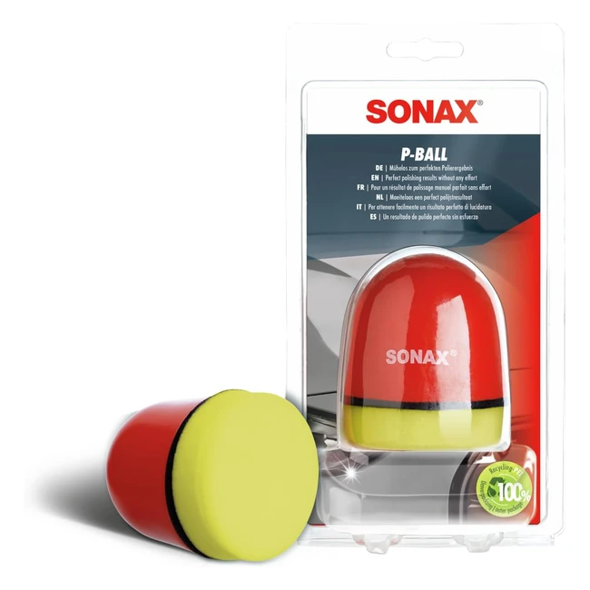 Sonax Pball 04173410 - Ergonomische Polierkugel für perfekte Ergebnisse