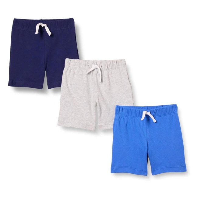 Shorts Amazon Essentials en coton mixte lot de 3 18 mois