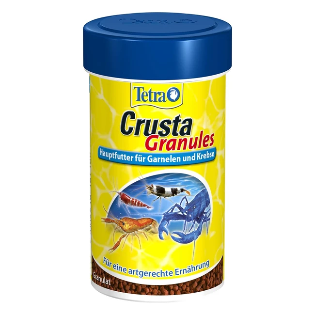 Tetra Crusta Granules - Futter für Garnelen und Krebse - 100 ml Dose - Artgerechte Ernährung