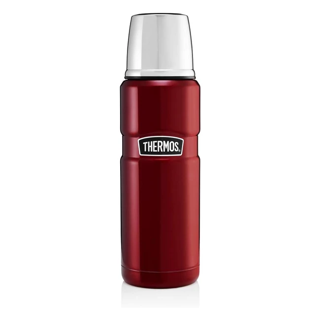 Thermos Stainless King Flask Red 047L - Hot Beverages On The Go!
