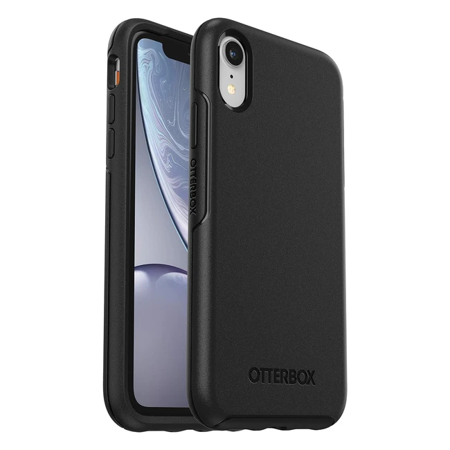 Otterbox Symmetry Case for iPhone XR - Shockproof Thin Case 3x Military Tested - Black