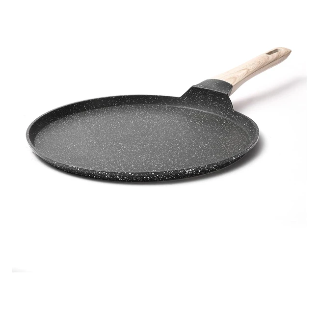 Carote Egg Omelette Pan 4Cup Nonstick Frying Pan 28cm - Fast Heating Multipurpose Griddle Pan