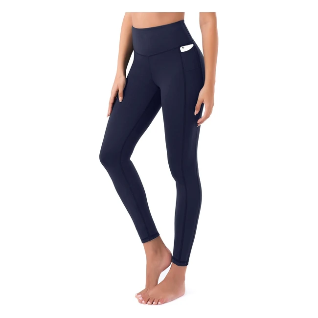 Joyspels Women's High Waisted Gym Leggings - Tummy Control Yoga Pants - Full Length or 78 Length - 2 Side Pockets