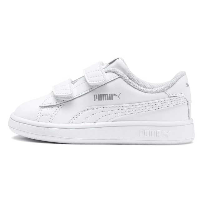 PUMA Unisex Baby Smash V2 L V Inf Sneaker Weiß Größe 27 EU - Top Qualität!