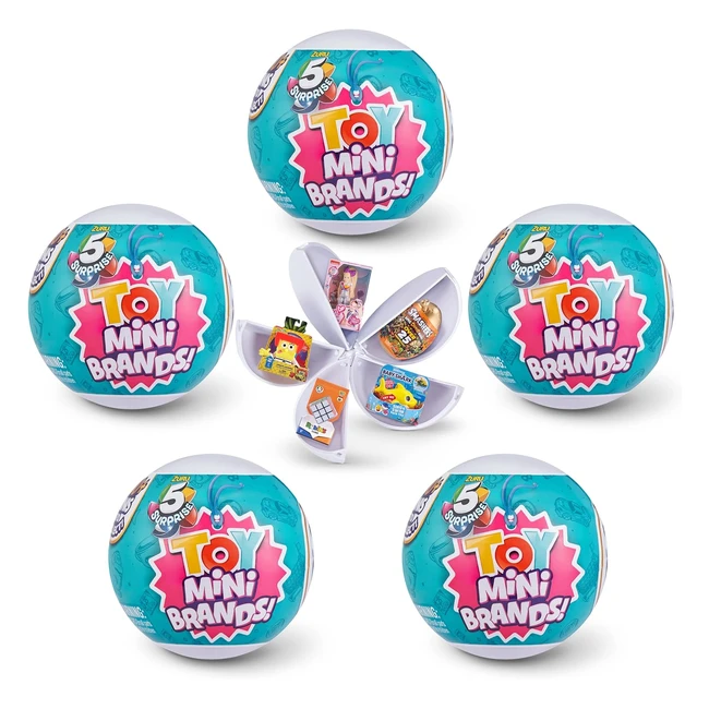 Mini Brands Capsules Collezionabili 5 Pack by Zuru - 60 Minis da Collezione!