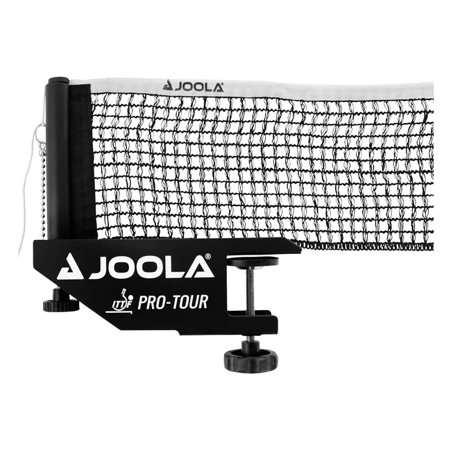 JOOLA Unisex Erwachsene Postset Pro Tour Tischtennisnetz Schwarz 152cm - Profi Wettkampf Qualitätsmastabe ITTF-Zertifikat