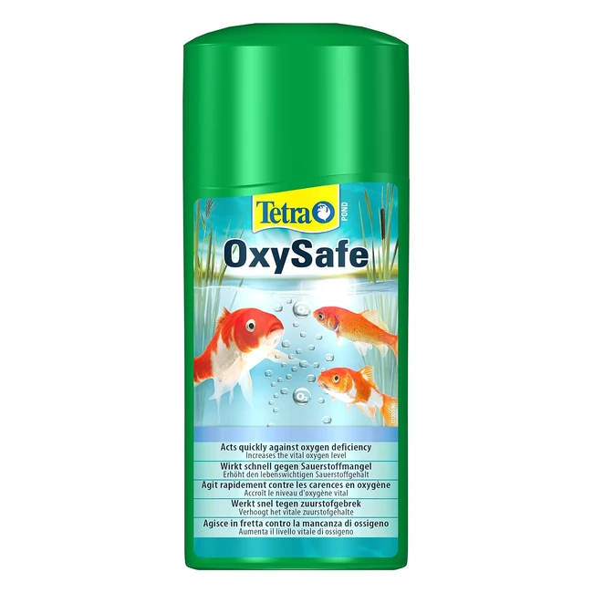 Tetra Pond Oxysafe - Erhöht schnell den Sauerstoffgehalt - 500ml Flasche