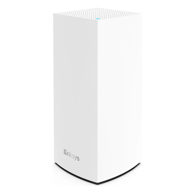Linksys Velop MX4200 Tri-Band Whole Home Mesh WiFi 6 System AX4200 Router Extender Booster - Up to 3000 sq ft - 35x Faster Speed - MU-MIMO Parental Controls - 1 Pack White