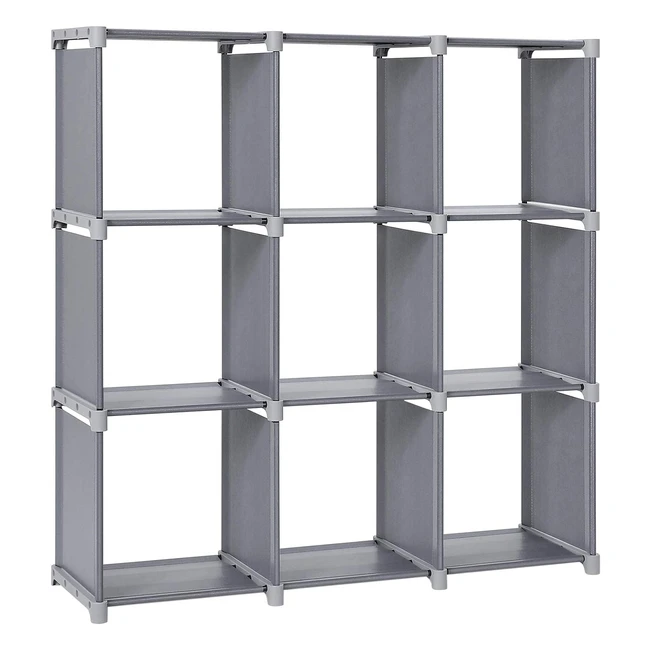 Songmics 9 Cube Storage Shelves LSN45GY - Smart Storage & Personalised DIY Design