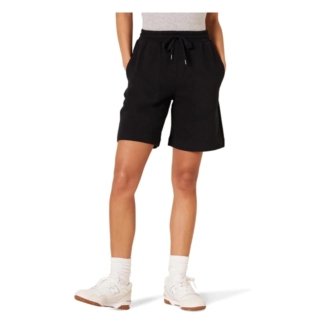 Amazon Essentials Damen High-Waist Fleece Bermuda Shorts Plus Gre - Referenz