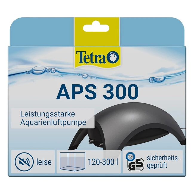 Tetra Aquarium Luftpumpe APS 300 leise & leistungsstark für Aquarien 120-300l