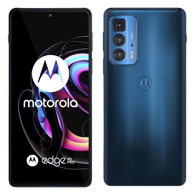 Motorola Edge 20 Pro 108MP Super Zoom 50X Snapdragon 870 OLED 144Hz HDR10 4500mAh Dual SIM 12/256GB Android 11 Azul