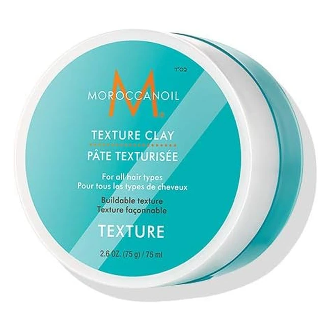 Moroccanoil Texture Clay 75ml | Strong Hold | Matte Finish | Volumizing Hair Styling Product