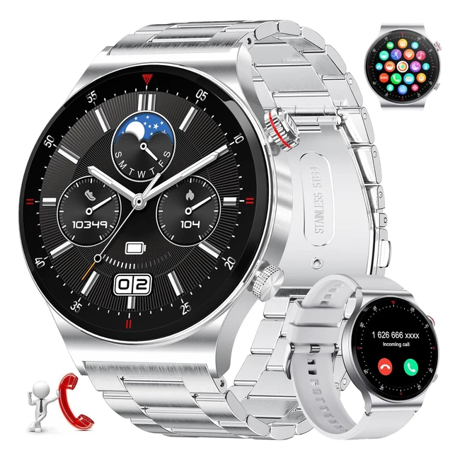 Lige Reloj Inteligente Hombre 143 Smartwatch IP68 Impermeable - Monitor Cardíaco, Sueño, Llamadas Bluetooth