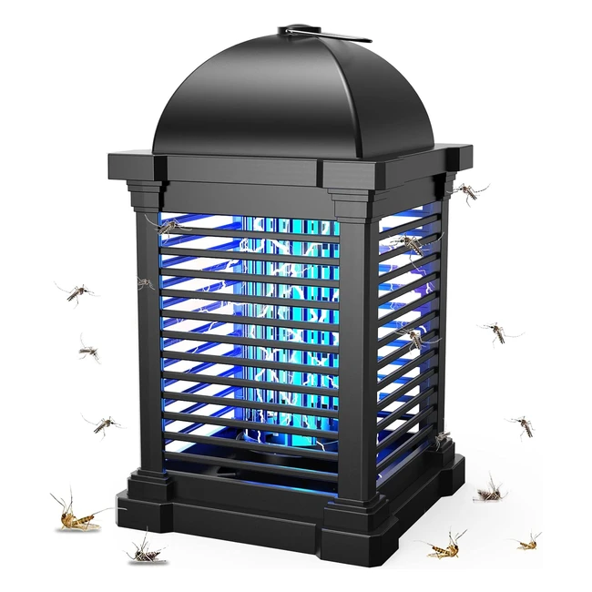 Palone Fly Zapper 4300V 20W UV Fly Killer High-Performance 2 in 1 Fly Trap Indoor and Outdoor Multifunctional Bug Zapper IPX4 High-Grade Waterproof Mosquito Killer Lamp