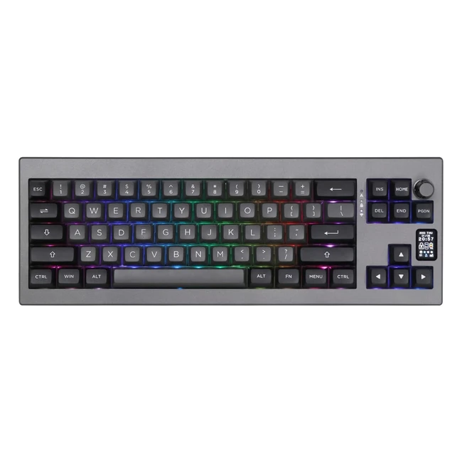 Epomaker ShadowX Gasket Mechanical Keyboard Hot Swappable 2.4GHz/Bluetooth/USB-C Wired Gaming Keyboard