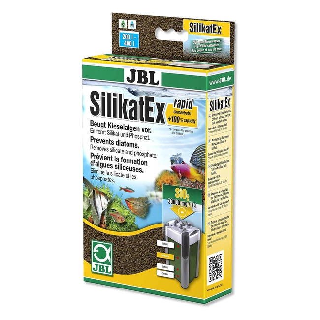 JBL SilikatEx Rapid 62347 - Filtermaterial zur Entfernung von Silikat - 1 Stck - 1er Pack