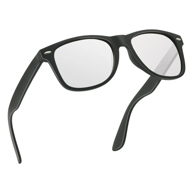 Wearpro Polarised Sunglasses UV400 Protection Retro Black Sun Glasses - Classic Shades for Cycling & Fishing