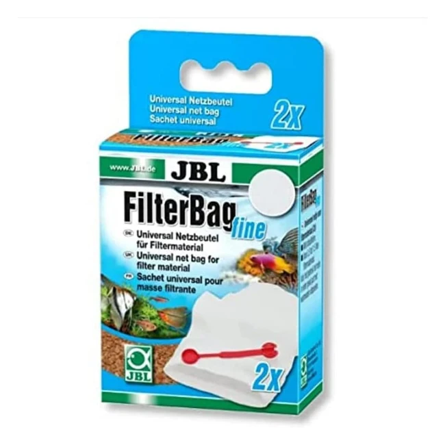 JBL Filterbeutel Fine 6255100 für Aquarienfilter 2er Pack