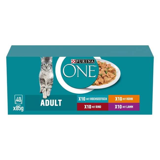 Purina Mixed MP 85g 40er Pack | Nassfutter für Katzen | Vitamine & Ballaststoffe