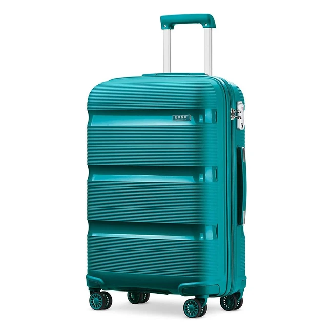 Valise Trolley Grande Taille 76 cm - Légère 100L Turquoise
