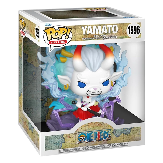 Funko Pop Deluxe One Piece S8 Yamato Manbeast Form Vinyl Figure - Ideal Collectible Gift for Anime Fans