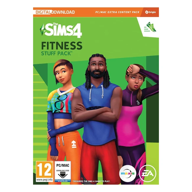 The Sims 4 Fitness SP11 Stuff Pack - Rock Climbing & Athleisure Apparel