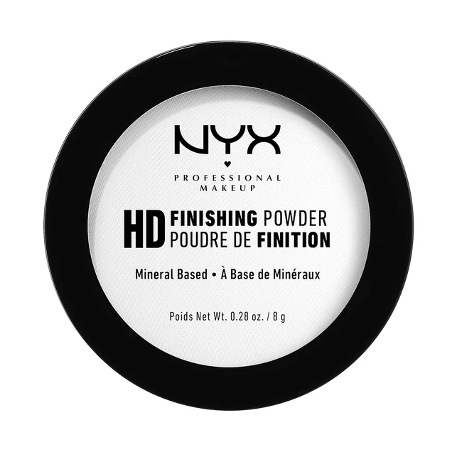 NYX Professional Makeup High Definition Finishing Powder - Translucent 8g - Lang anhaltender Matt-Effekt