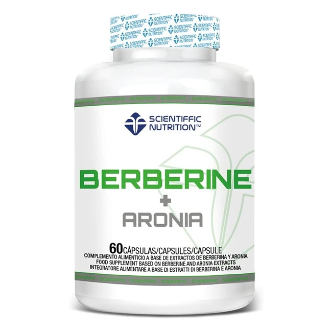 Complemento Alimenticio Berberina y Aronia - Mejora Metabolismo y Reduce Colesterol
