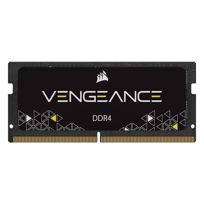 Corsair Vengeance SODIMM 32GB DDR4 3200MHz CL22 Laptop Memory 11th Gen Intel Core Black