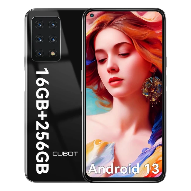 Cubot X30P Smartphone 64 FHD 16GB256GB1TB Android 13 48MP32MP Camera NFCGPSOTGFingerprint4G Dual SIM Nero