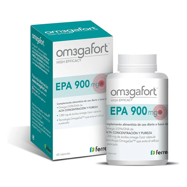 Omegafort EPA 900 - Complemento Alimenticio Omega3 EPA/DHA - 60 Cápsulas