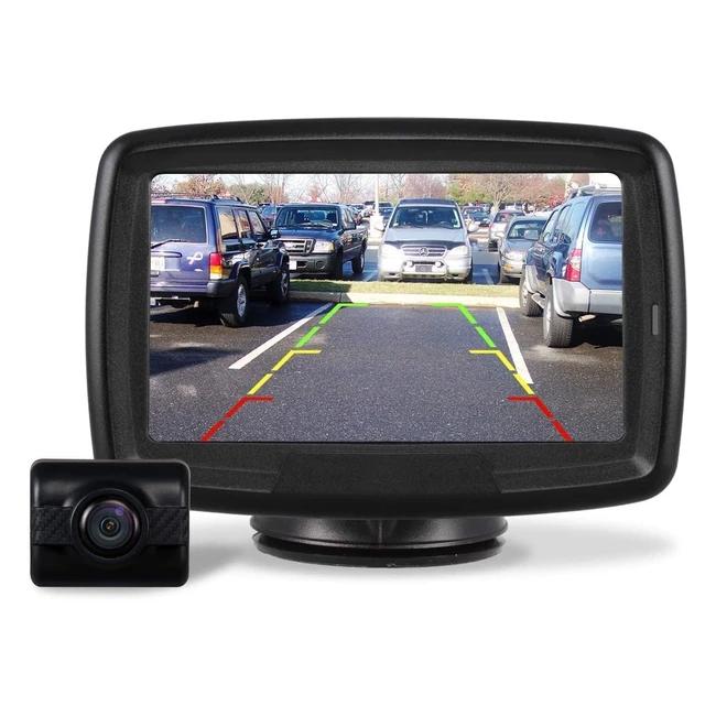 Caméra de recul numérique Autovox TD2 sans fil avec écran LCD 4.3' IP68 vision nocturne