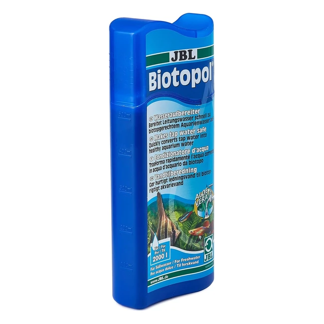 JBL Wasseraufbereiter Biotopol 23003 500 ml - Fisch- & Pflanzengerechtes Aquarienwasser