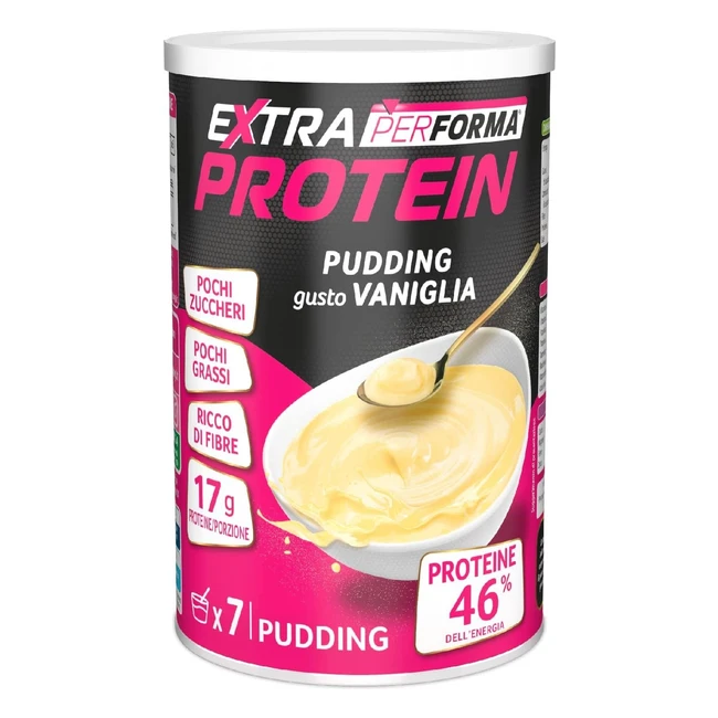 Pesoforma Extra Protein Pudding alla Vaniglia - Crema Proteica con 12 Vitamine e Minerali