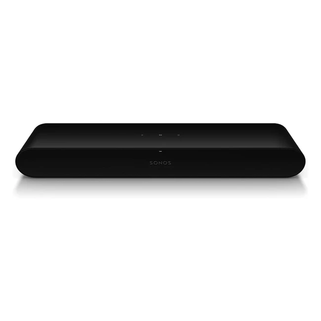 Sonos Ray Soundbar - Kompakte All-in-One-Soundbar mit Blockbuster-Sound für Filme, Spiele und WLAN-Musik-Streaming - Schwarz