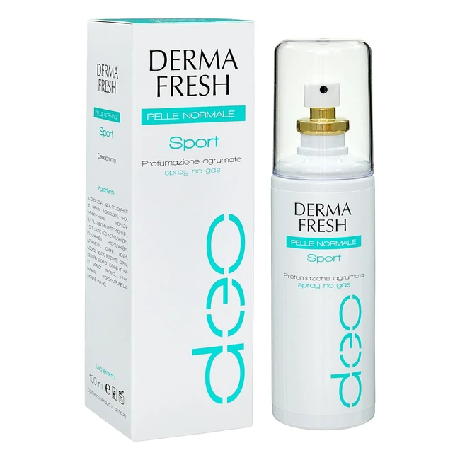 Deodorante Spray Dermafresh Pelle Normale Sport Agrumato 100ml - Riduce Odori e Mantiene Equilibrio Fisiologico